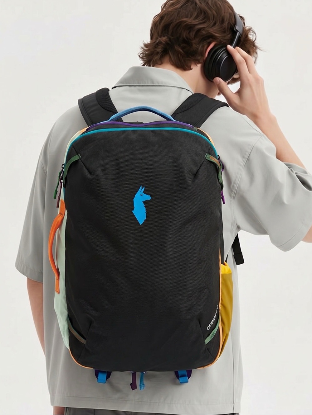 Black Cotopaxi Multi-Accent Backpack with Blue Logo - Large
